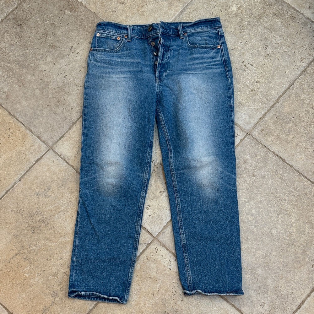 GAP Cheeky Straight High Rise Jeans